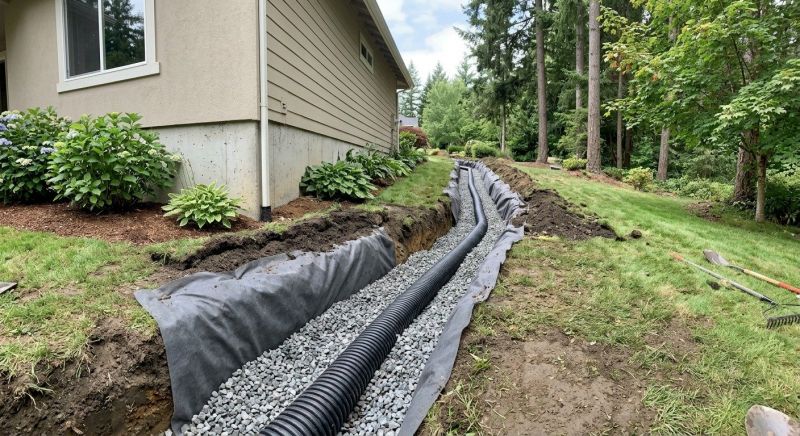 Underground Drain Installation in Birmingham, AL