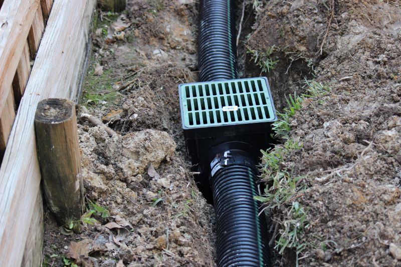 Drainage System Components at Work
